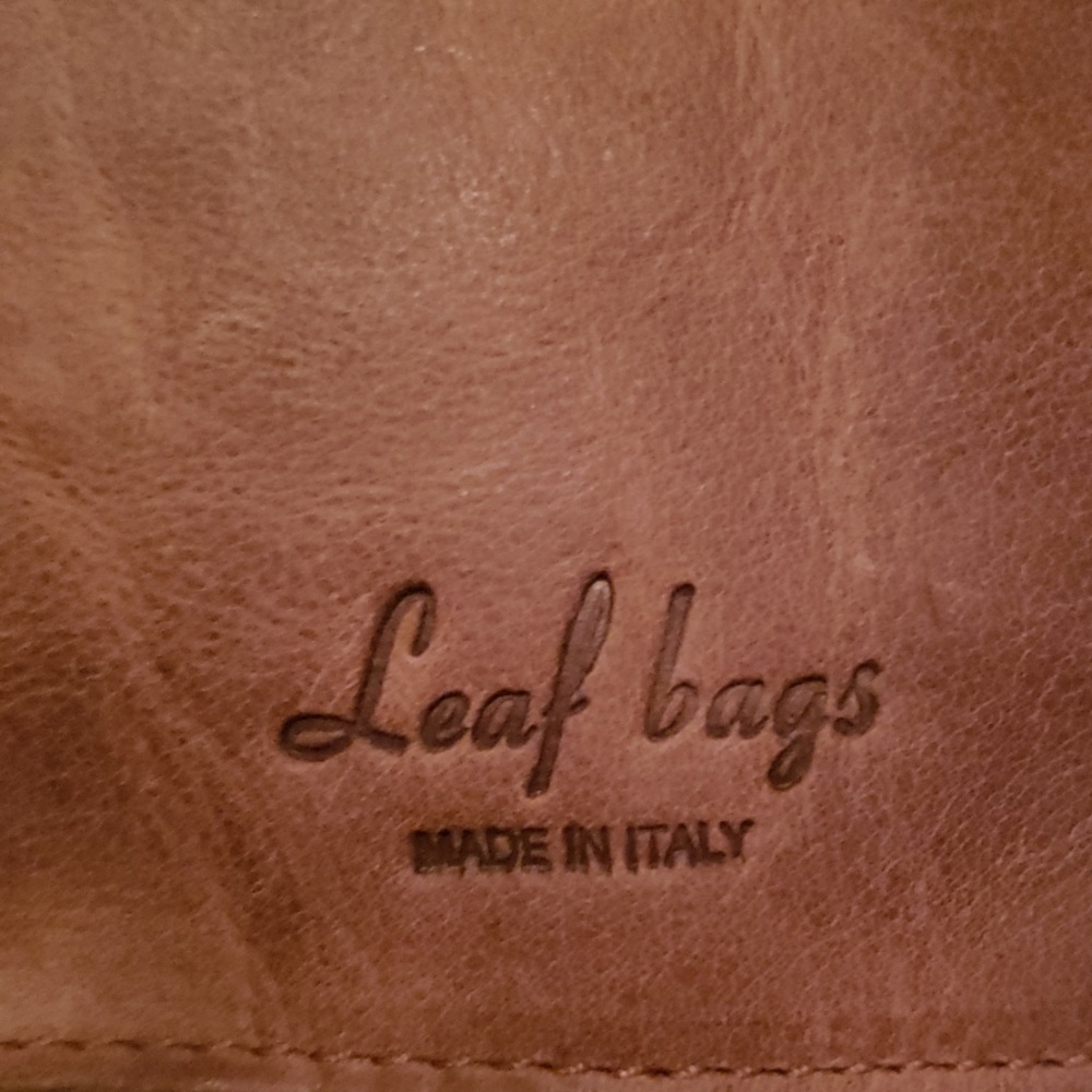 Italian Leather Vintage Flapover Bag